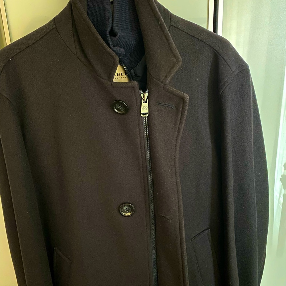 Men’s Burberry Peacoat, Size small